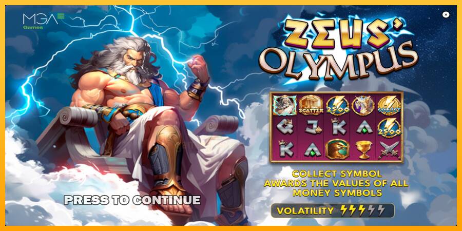 Zeus Olympus gaming machine for money, picture 1