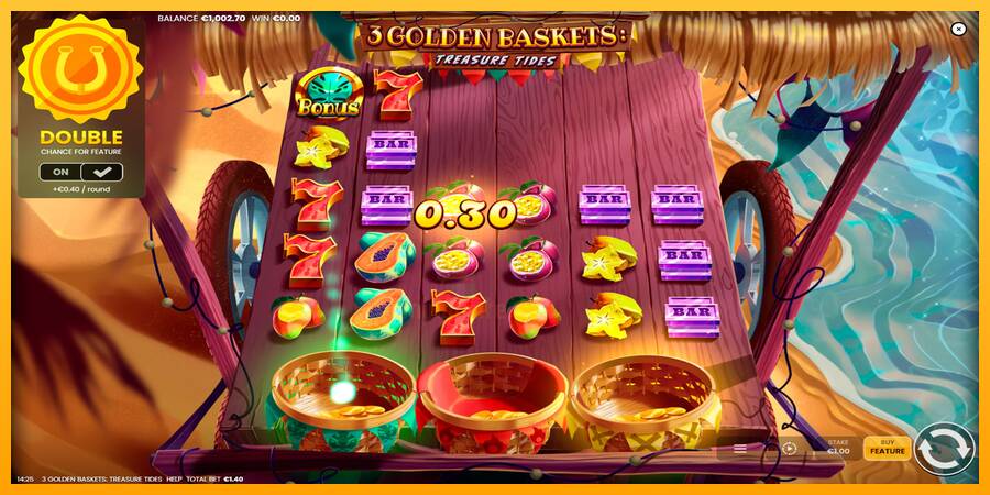 3 Golden Baskets: Treasure Tides gaming machine for money, picture 3