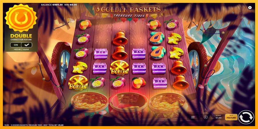 3 Golden Baskets: Treasure Tides gaming machine for money, picture 4