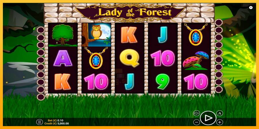 Lady of the Forest gaming machine for money, picture 1