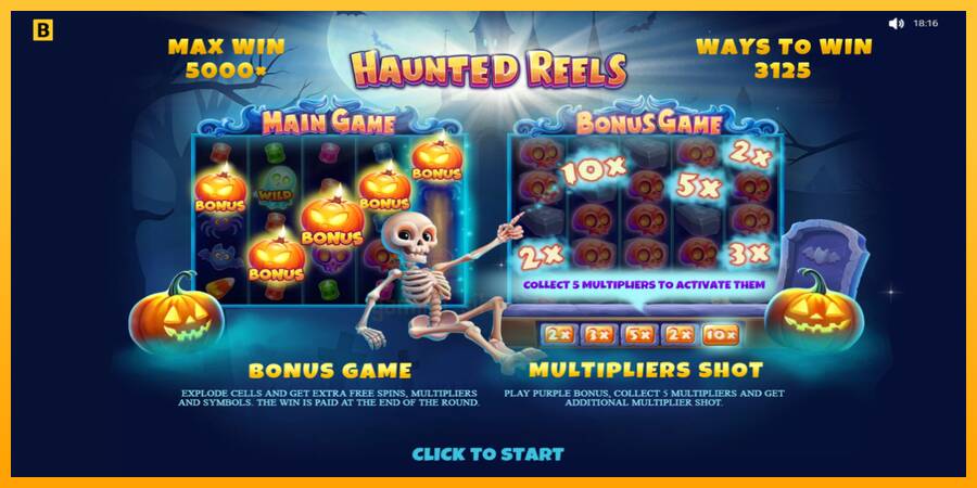 Haunted Reels gaming machine for money, picture 1