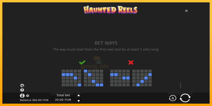 Haunted Reels gaming machine for money, picture 7