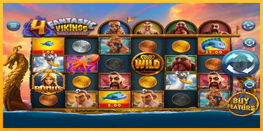 4 Fantastic Vikings Go Fishing gaming machine for money, picture 1