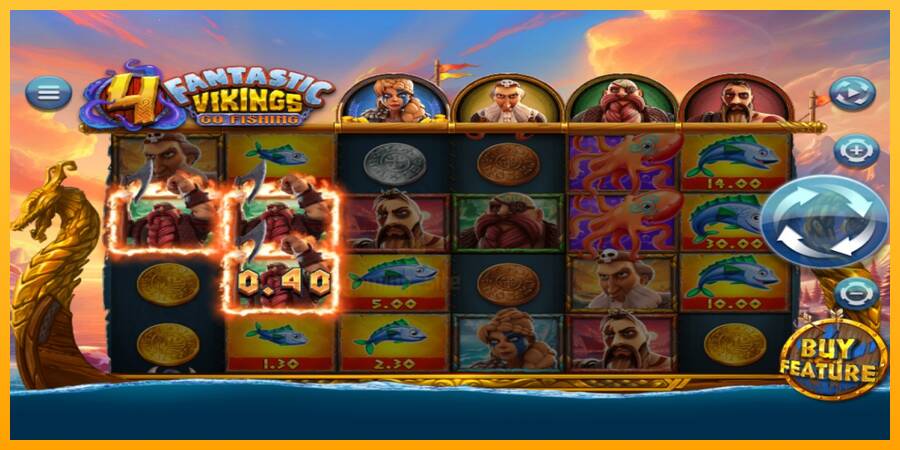 4 Fantastic Vikings Go Fishing gaming machine for money, picture 3