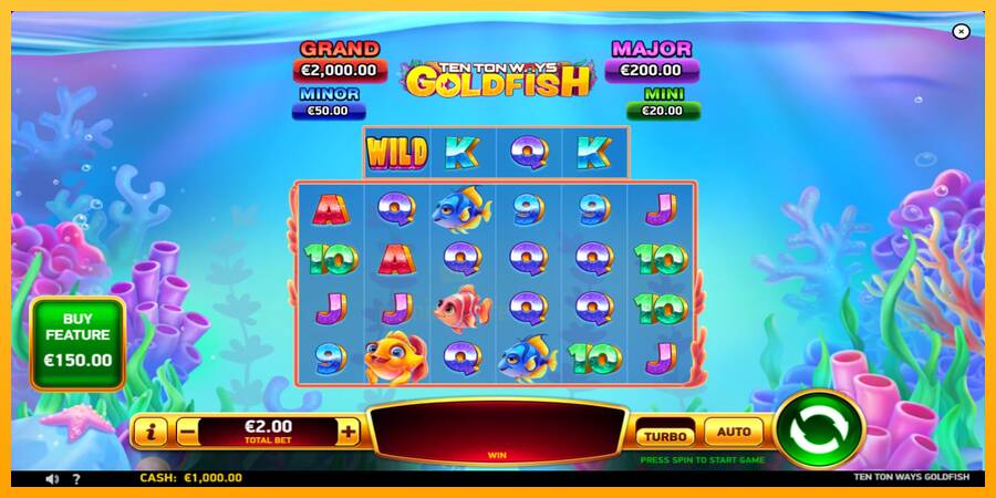 Ten Ton Ways Goldfish gaming machine for money, picture 2