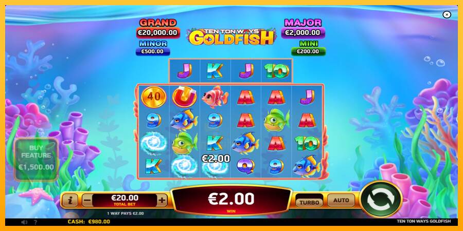 Ten Ton Ways Goldfish gaming machine for money, picture 3