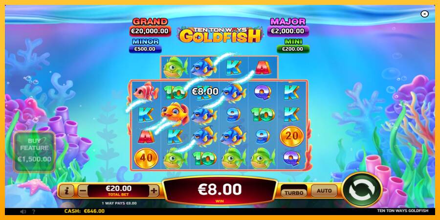 Ten Ton Ways Goldfish gaming machine for money, picture 4