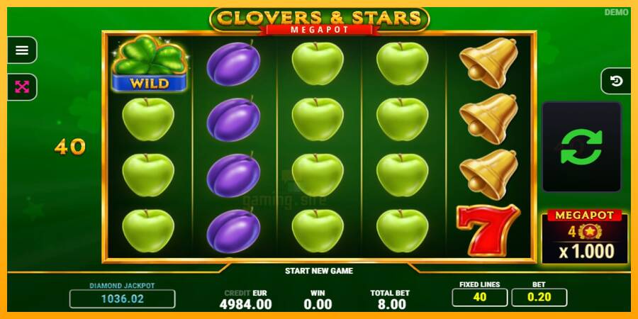 Clovers & Stars gaming machine for money, picture 2