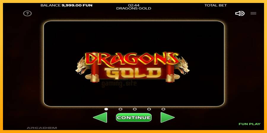 Dragons Gold gaming machine for money, picture 1