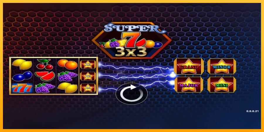 Super 7 3x3 gaming machine for money, picture 1