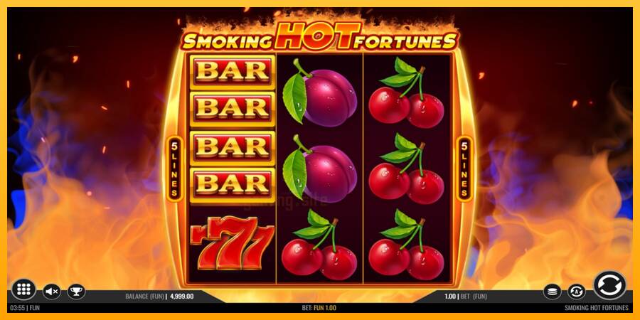 Smoking Hot Fortunes gaming machine for money, picture 1