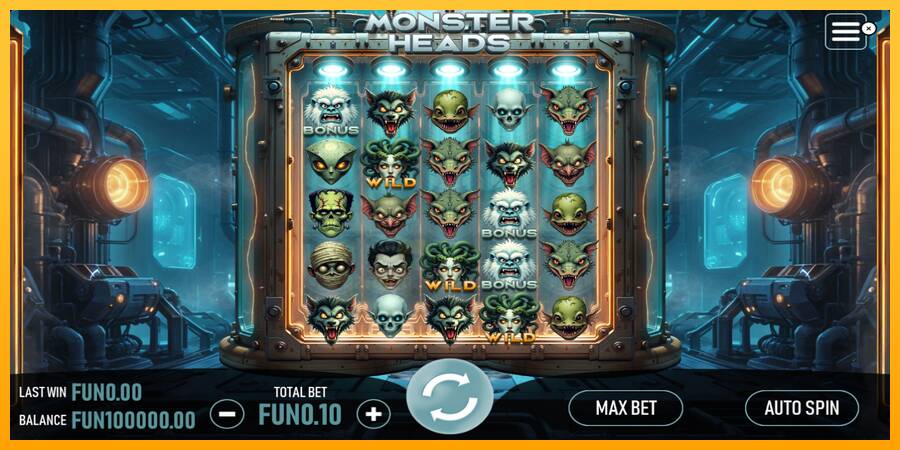 Monster Heads gaming machine for money, picture 1