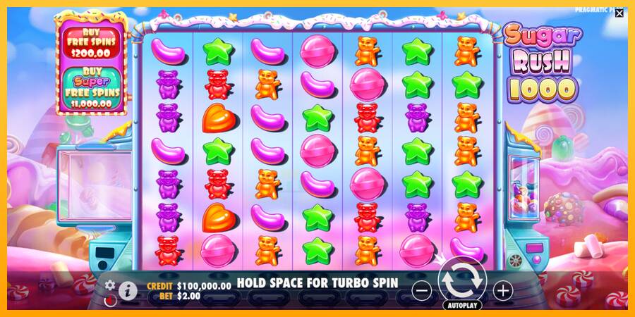 Sugar Rush 1000 gaming machine for money, picture 2