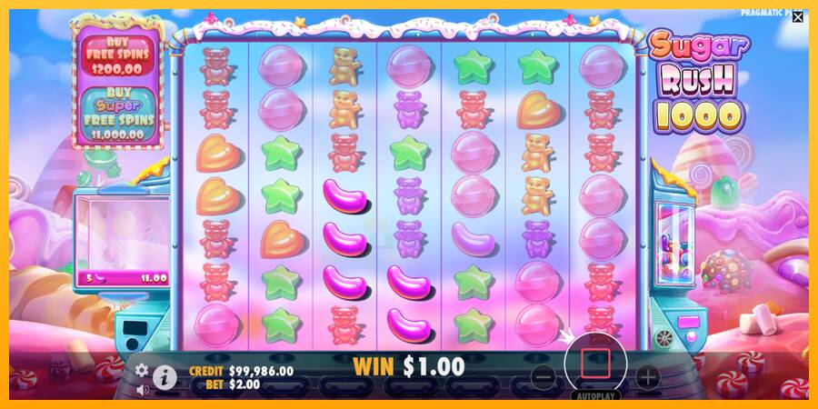 Sugar Rush 1000 gaming machine for money, picture 3