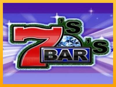 Sevens and Bars gaming machine for money