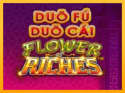 Duo Fu Duo Cai Flower Riches gaming machine for money