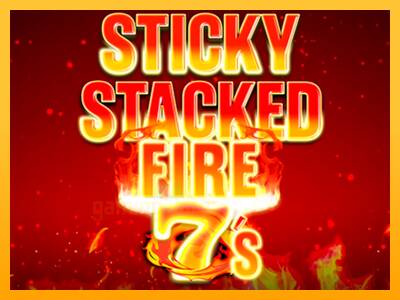 Sticky Stacked Fire 7s gaming machine for money