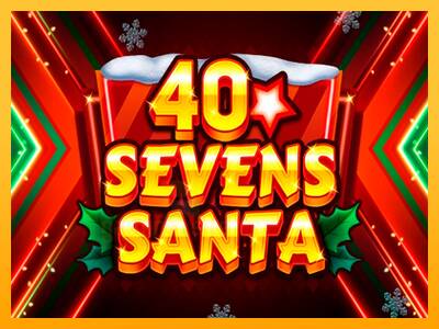 40 Sevens Santa gaming machine for money