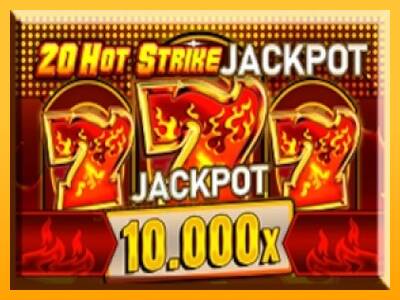 20 Hot Strike Jackpot gaming machine for money