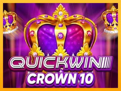 Quick Win Crown 10 gaming machine for money