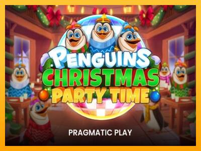 Penguins Christmas Party Time gaming machine for money