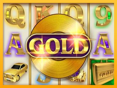 Gold gaming machine for money