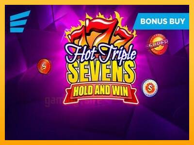 Hot Triple Sevens Hold & Win gaming machine for money