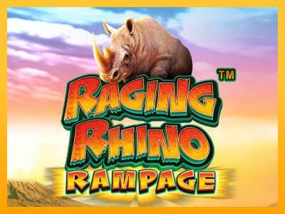 Raging Rhino Rampage gaming machine for money