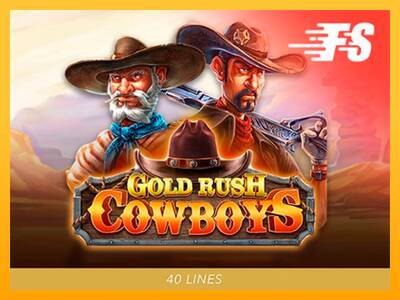 Gold Rush Cowboys gaming machine for money