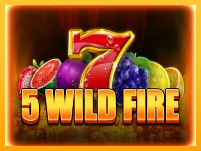 5 Wild Fire gaming machine for money