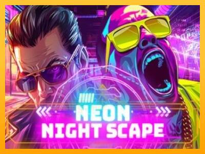 Neon Night Scape gaming machine for money