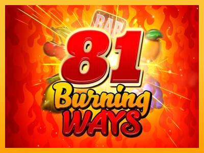 81 Burning Ways gaming machine for money