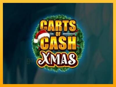 Carts of Cash Xmas gaming machine for money