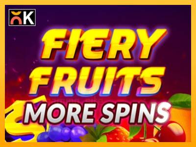 Fiery Fruits More Spins gaming machine for money