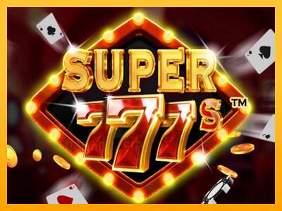 Super 777s gaming machine for money