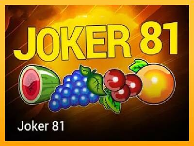 Joker 81 gaming machine for money