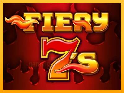 Fiery 7s gaming machine for money