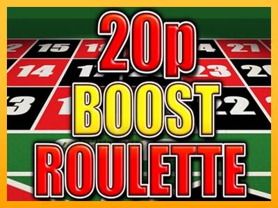 20p Boost Roulette gaming machine for money