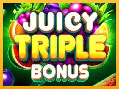 Juicy Triple Bonus gaming machine for money