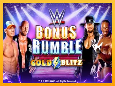 WWE Bonus Rumble Gold Blitz gaming machine for money