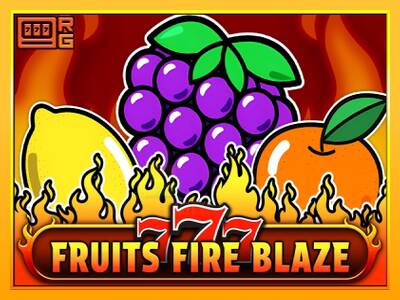 777 - Fruits Fire Blaze gaming machine for money