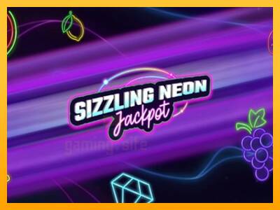 Sizzling Neon Jackpot gaming machine for money