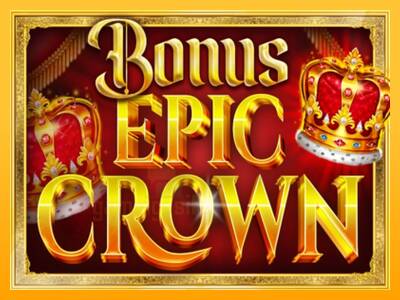 Bonus Epic Crown gaming machine for money