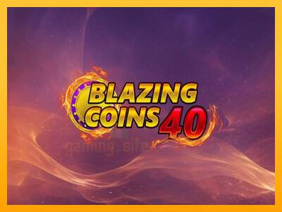 Blazing Coins 40 gaming machine for money