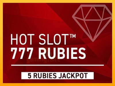 Hot Slot 777 Rubies Extremely Light gaming machine for money