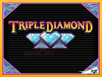 Triple Diamond gaming machine for money